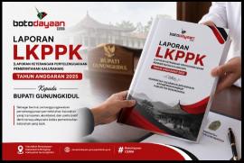 LKPPK Botodayaan Kepada Bupati Gunungkidul